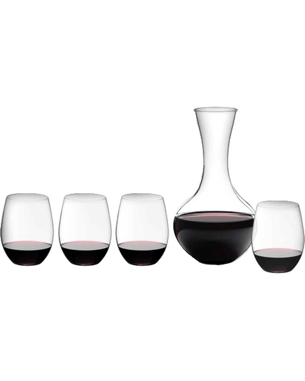 Buy Riedel O Series Glasses 4 Pack + Bonus Decanter Online
