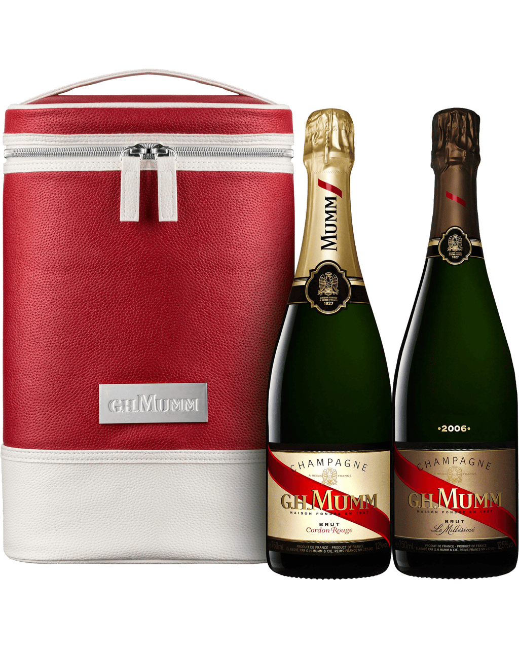 Buy Mumm Cordon Rouge Brut & Vintage Twin Cooler Bag Online (Lowest
