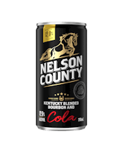  Nelson County 12% Bourbon &<br>Cola Cans 200ml  200ML Gentle and smooth, Nelson County 12% Kentucky Bourbon & Cola offers a sweet vanilla taste ahead of a rich finish. This does not disappoint.<br />Produced by or on behalf of Pinnacle Drinks, part of Endeavour Group Limited.