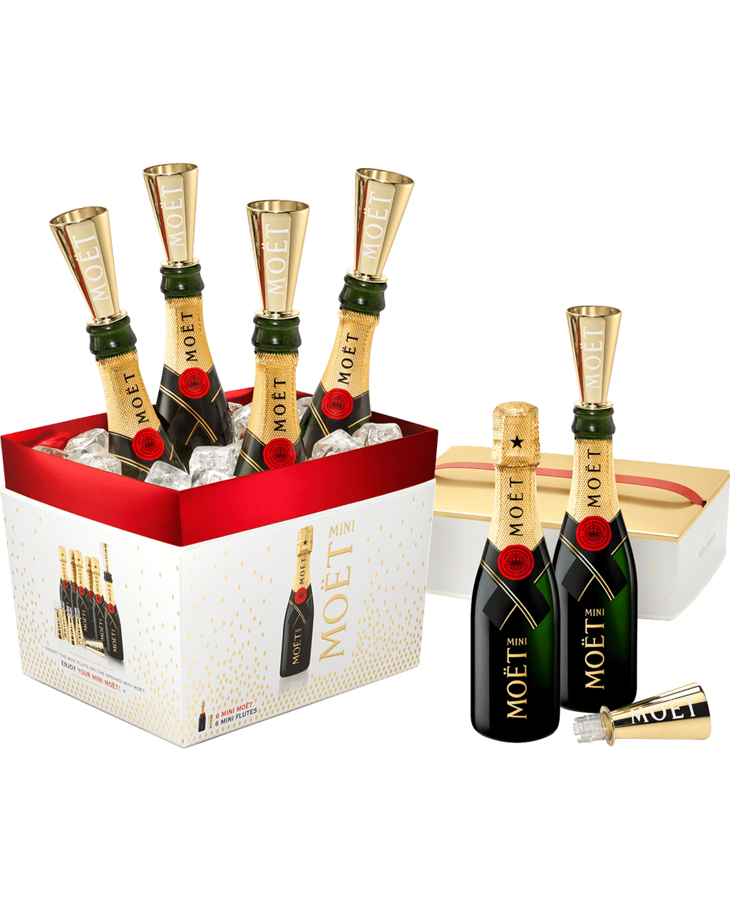 Moët & Chandon Brut Impérial Golden Sippers Mini Share Pack 6 X 200ml  (Unbeatable Prices): Buy Online @Best Deals with Delivery - Dan Murphy's