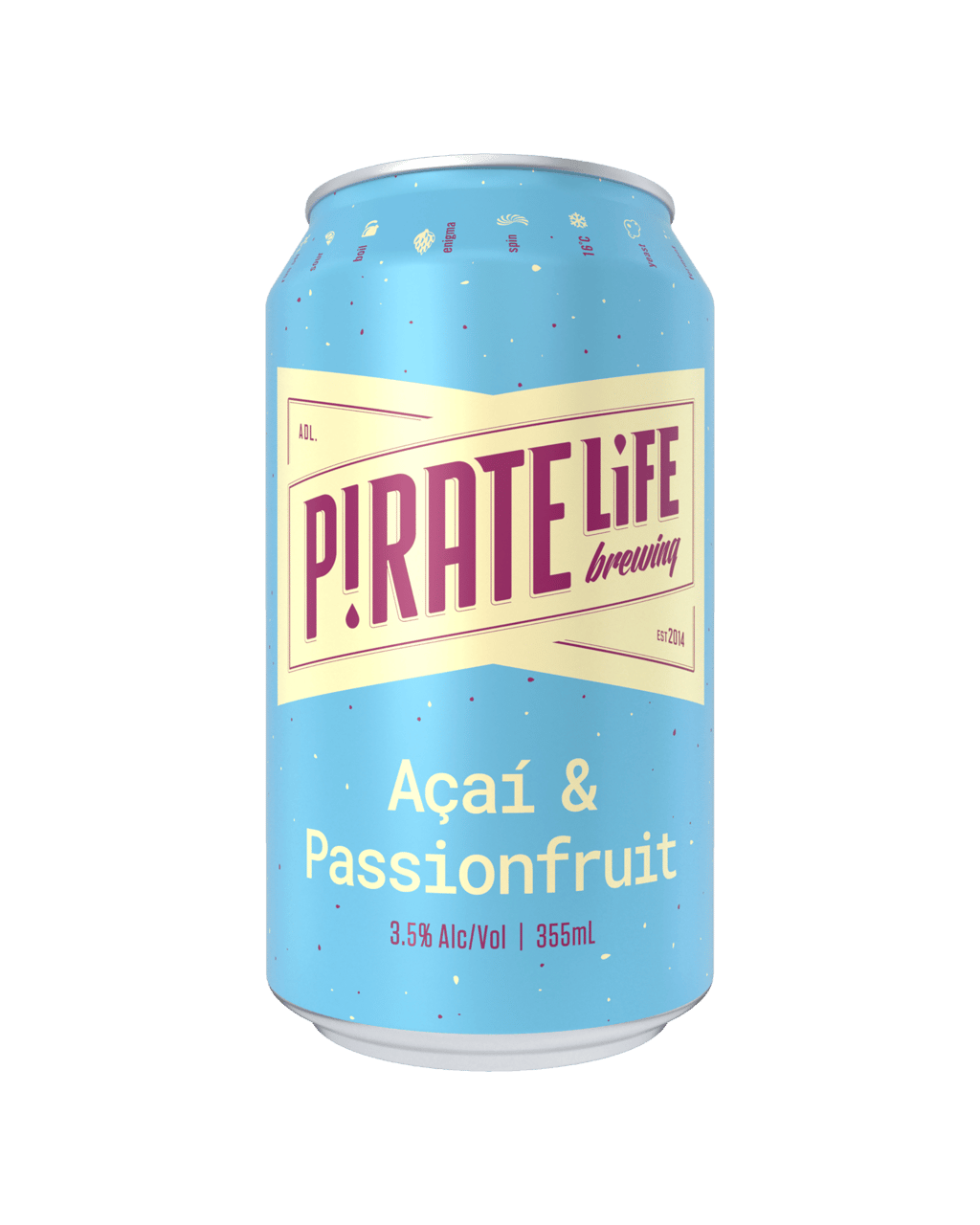 Pirate Life Brewery Acai Passionfruit Sour Boozy