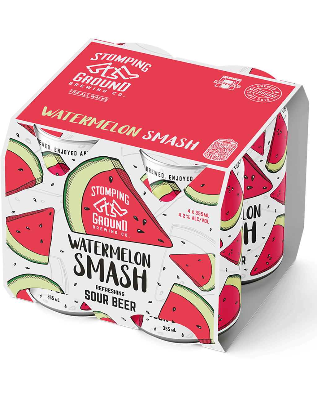 Stomping Ground Watermelon Smash Sour Beer Boozy