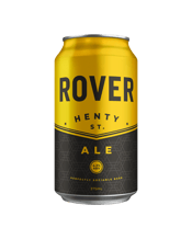  Rover Henty St Ale Cans<br>375ml  375mL Rover Henty St. Ale is full of flavour bursting with juicy tropical fruit hop aromas, this beer is unfiltered, full-flavoured, and damn drinkable!