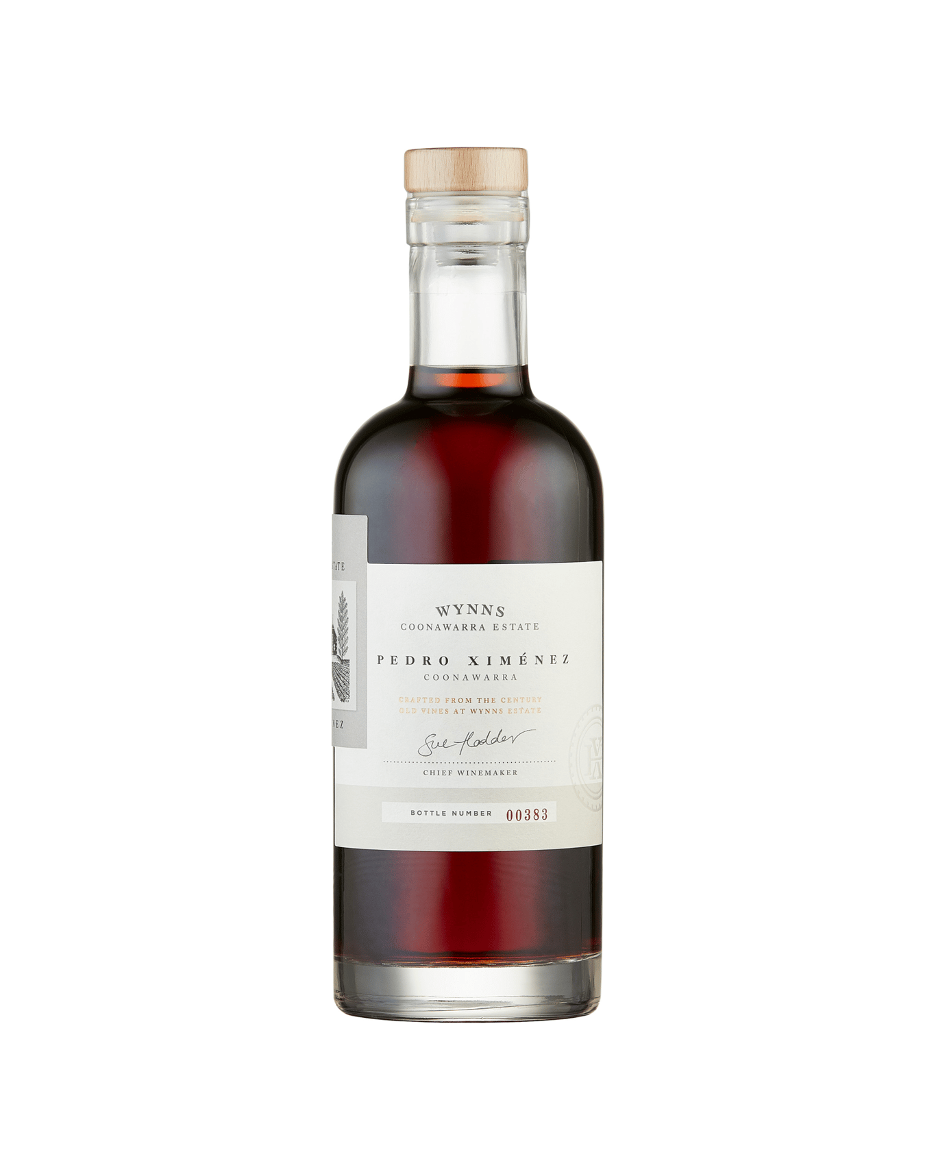 A bottle of the Wynns Coonawarra Estate Coonawarra Pedro Ximenez