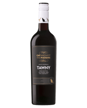 Cat Amongst The Pigeons<br>Tawny 750mL The Cat Amongst The Pigeons story is a recipe of vision, courage and the unordinary. Blended from carefully selected parcels, this Tawny exhibits a bright medium tawny red colour with alluring aromas of caramel and lifted spice. Crafted in a fresh style, the palate is clean and lively with the benefit of aged characters and complexity through time spent maturing in a combination of seasoned French and American oak barrels.