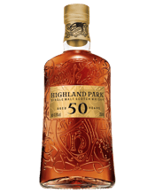 Highland Park 50yo Single<br>Malt Scotch Whisky... 700ML Nine refill casks, originally laid down in 1968, were married together in 2008 and re-racked into several first - fill sherry seasoned traditional oak casks. After a further 12 years of maturation, just one sherry seasoned European oak butt was selected and a small quantity of the whisky it contained was married with some of our 2018 batch of 50-Year-Old, to yield just 274 bottles.