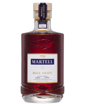 Martell Blue Swift 700ml 700ML Martell Blue Swift is the uniquely modern expression of the heritage of Maison Martell. Martell Blue Swift is a spirit drink made of 100% Martell VSOP cognac, a blend of eaux-de-vie aged for at least 4 years, then finished in bourbon casks.