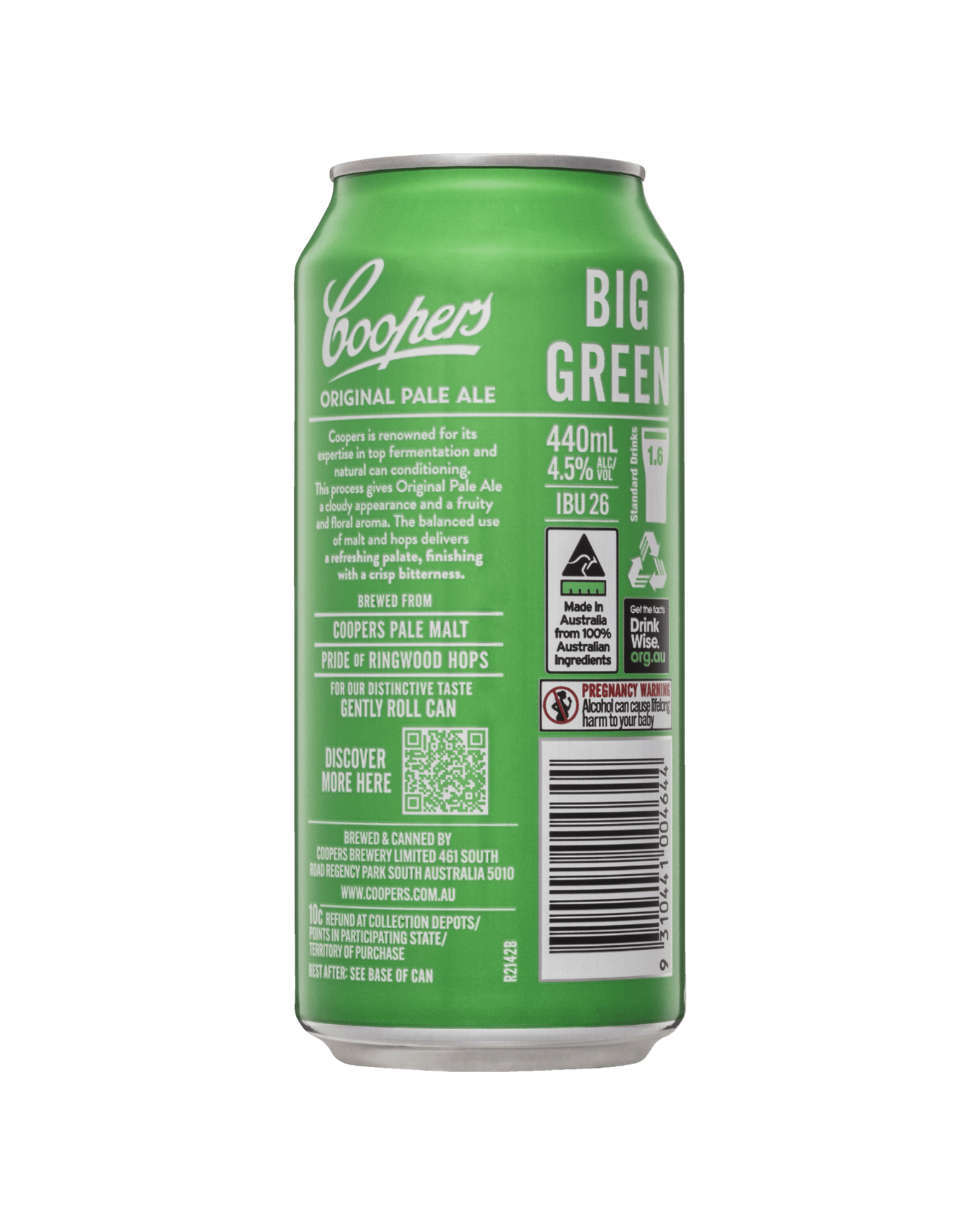 Buy Coopers Original Pale Ale Can 440ml Online (Lowest Price Guarantee