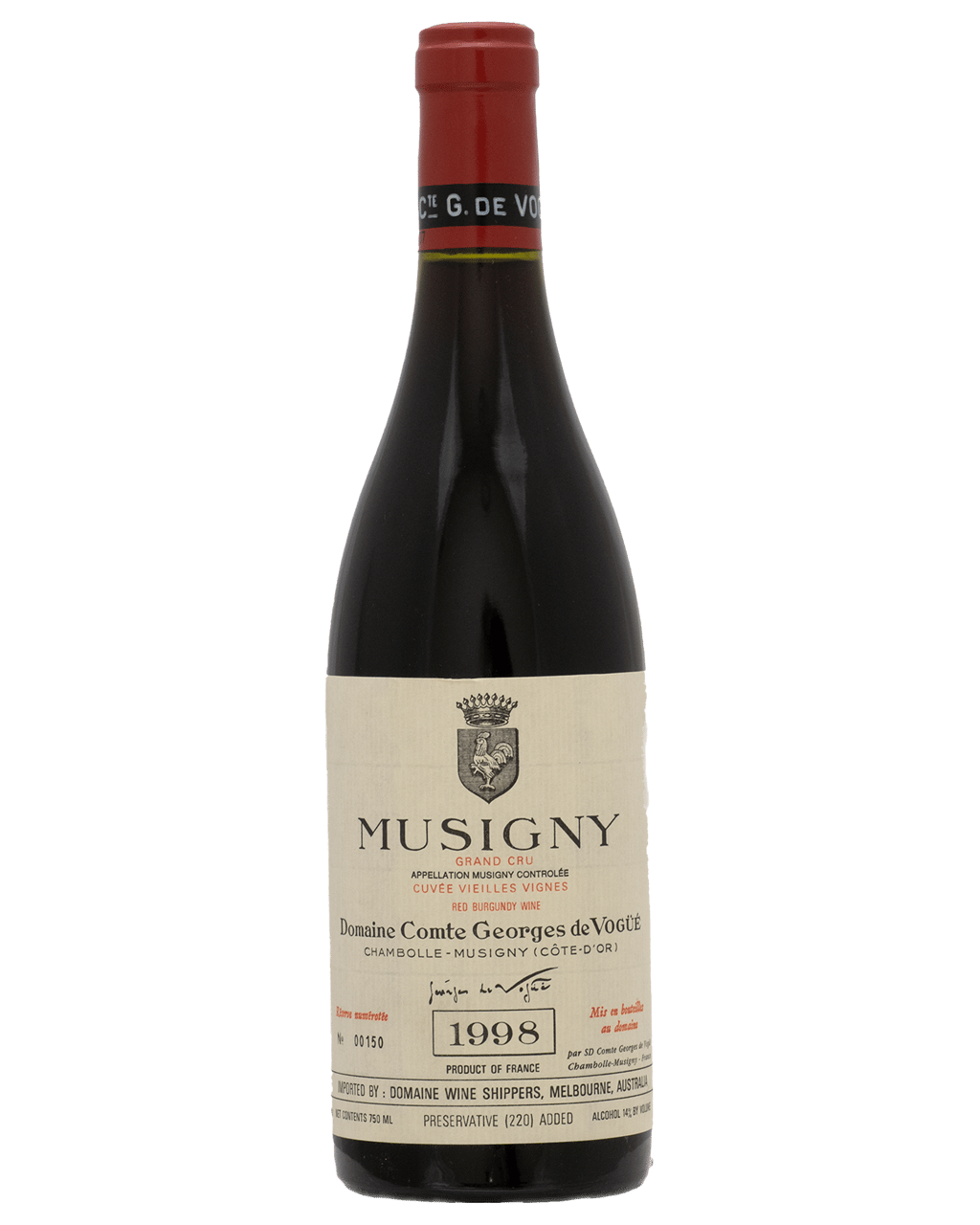 Buy Domaine Comte Georges De Vogue Musigny Grand Cru 'cuvee