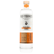  Old Young's Pavlova Vodka<br>700ml  700ML With a meringue base and summer fruit infusion, Pavlova is a fitting tribute to the classic dessert that all Australian’s know and love. Pavlova is sweet, but it’s a sophisticated sweetness. A great base for a champagne cocktail or a sour, but equally as good when mixed with cranberry juice or lime and soda, or KISS and serve it straight over ice for a liquid dessert.