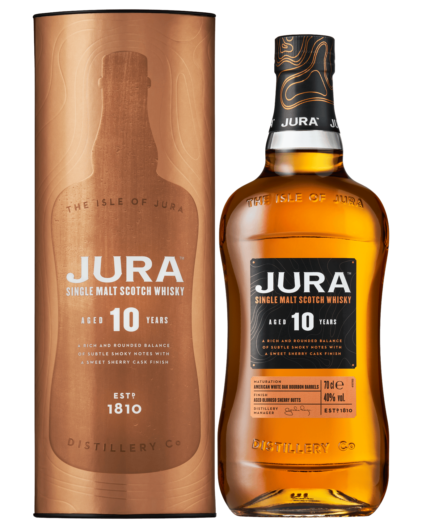 Buy Jura 10 Year Old Single Malt Scotch Whisky 700ml Online (Lowest