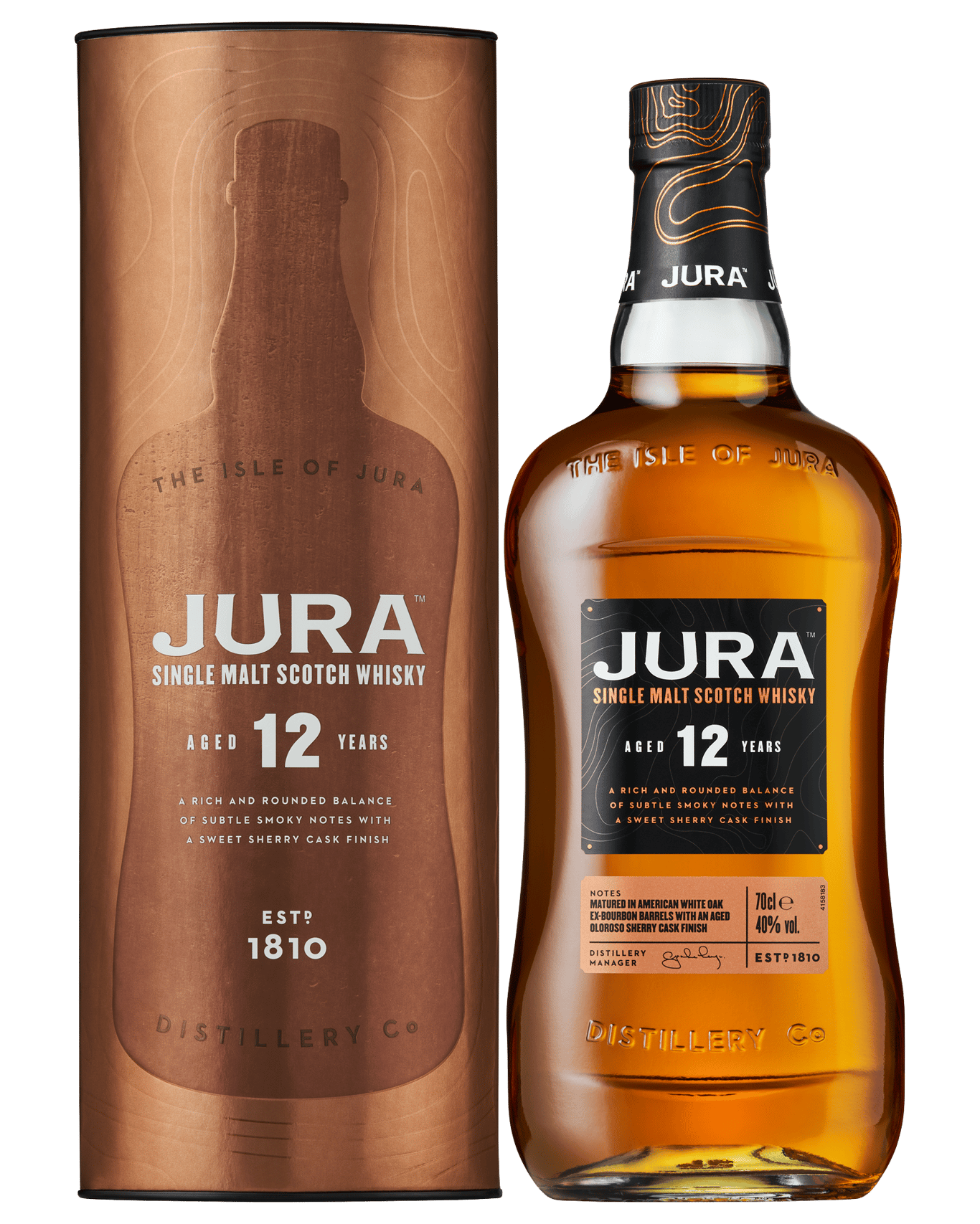 Buy Jura 12 Year Old Single Malt Scotch Whisky 700ml Online (Lowest