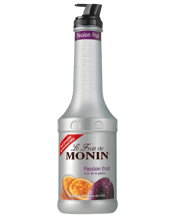  Monin Passionfruit Puree  1000mL MONIN Passionfruit Puree provides a beautiful velvet texture to mixed drinks. Fruit sweetness is supported by tropical acidity for an overall complex and authentic passionfruit experience.