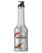  Monin Coconut Puree  1 L The rich, creamy coconut flavour makes it hard not to wish your toes were somewhere in the sand. Take a staycation instead and use Le Fruit de MONIN Coconut to add lightly sweetened authentic coconut taste and texture to smoothies, milkshakes, or cocktails, until you can actually make it to the beach. Coco-nutty Concoctions: Le Fruit de MONIN Coconut brings the rich, creamy flavour and texture of real coconut to smoothies, milkshakes, cocktails and more.