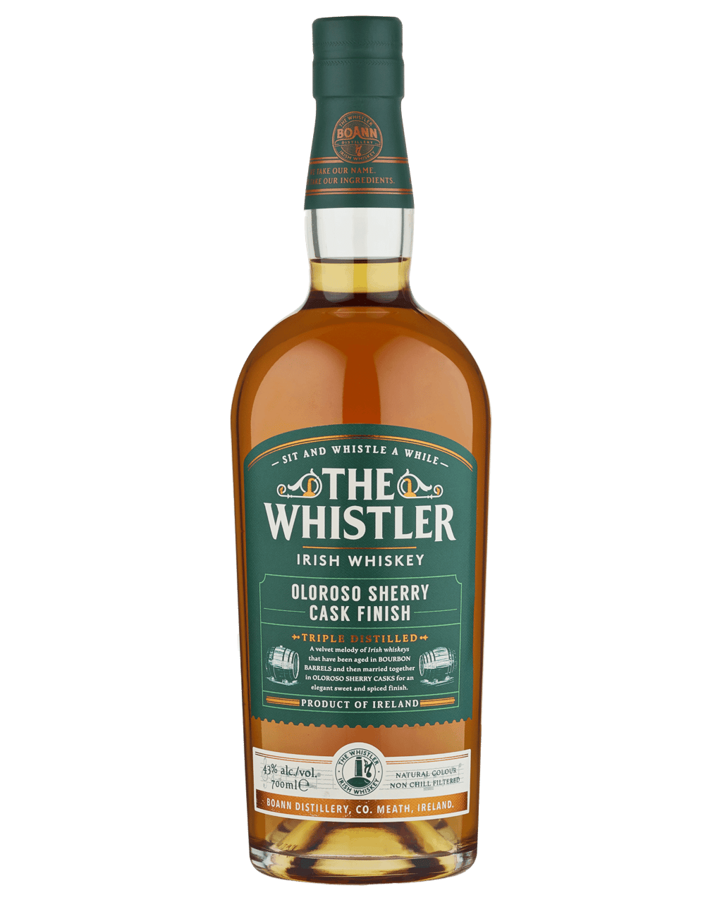 Buy The Whistler Oloroso Sherry Cask Finish Irish Whiskey 700ml Online