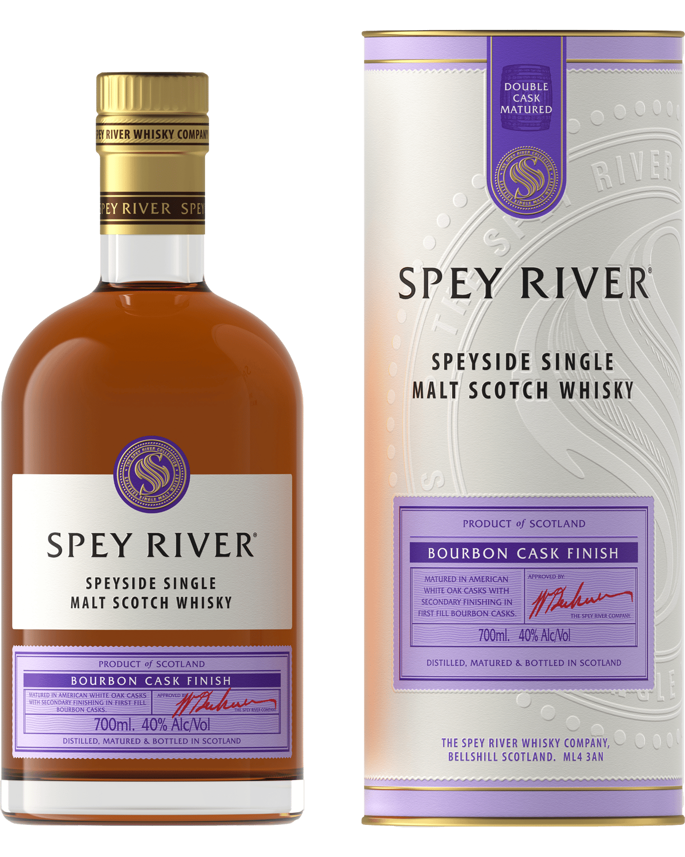 Spey River Bourbon Cask Single Malt Scotch Whisky 700ml (Unbeatable
