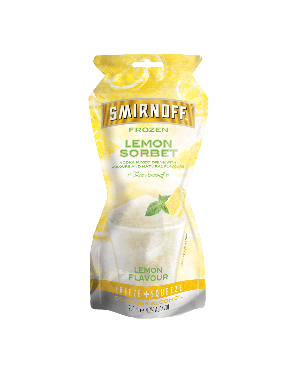 smirnoff ice frozen pouches