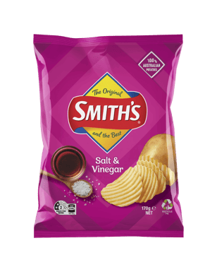 Crinkle Cut Salt & Vinegar 170g