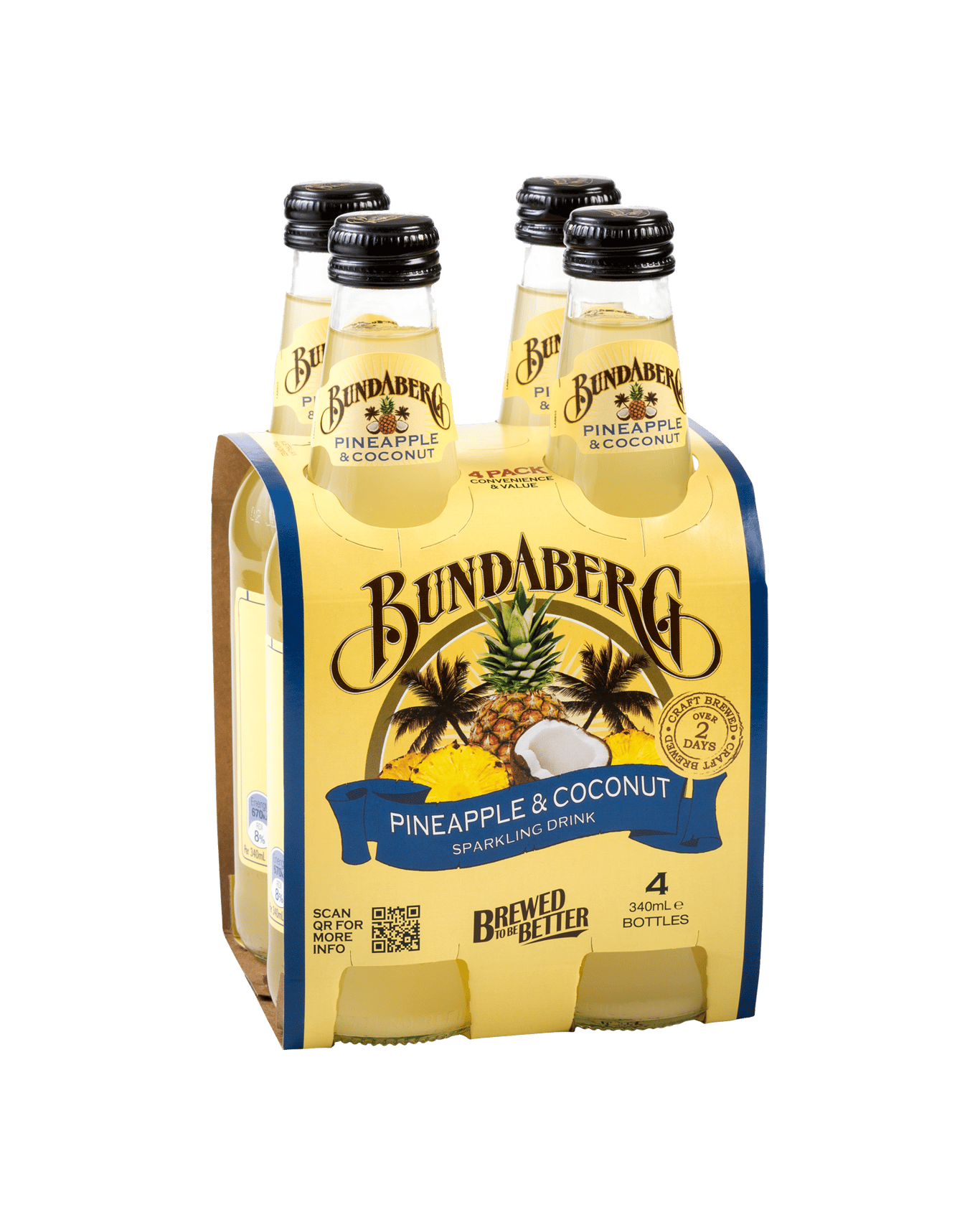 Buy Bundaberg Pineapple & Coconut 340ml Online (Lowest Price Guarantee