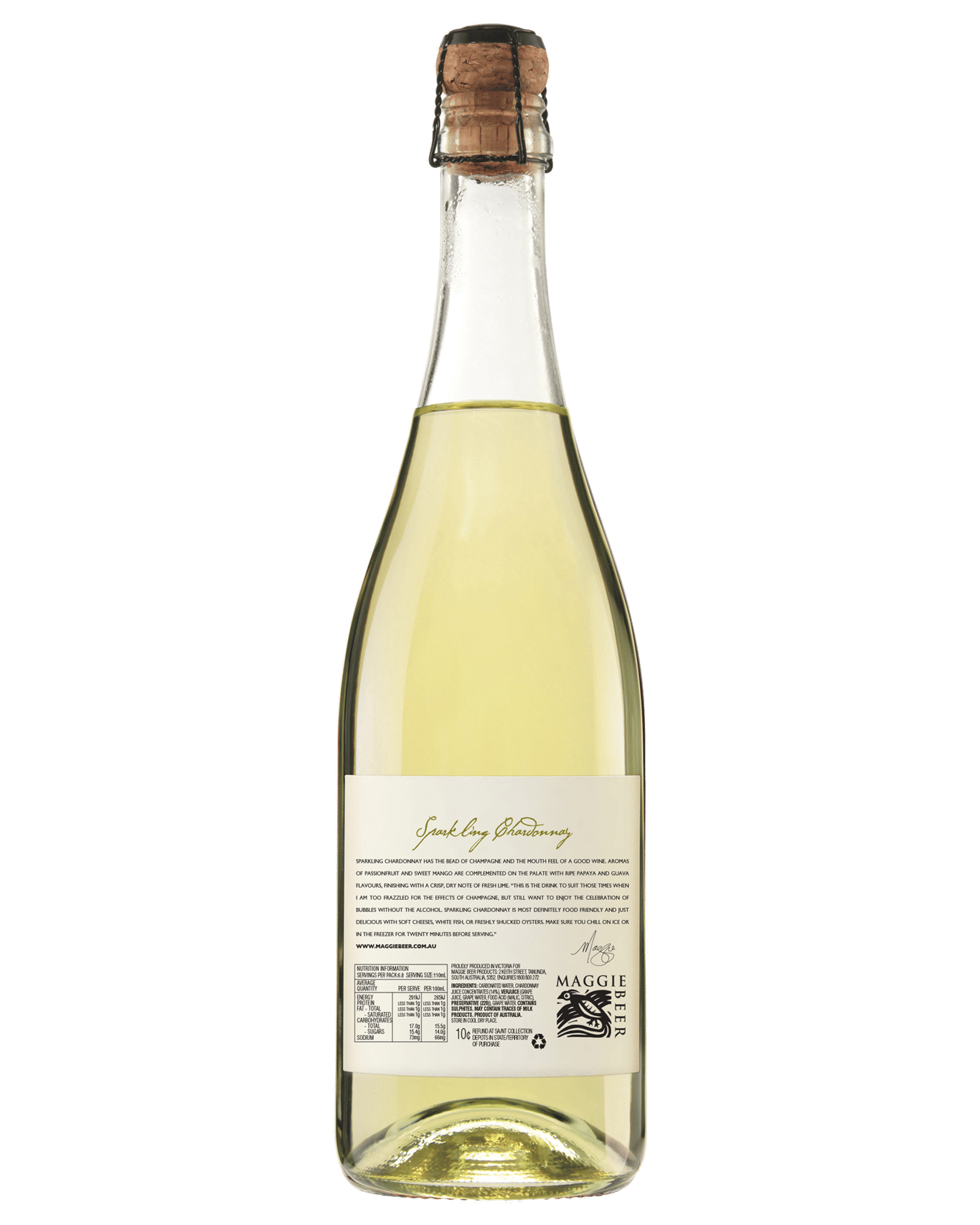 Buy Maggie Beer Non Alcoholic Sparkling Chardonnay Online (Lowest Price