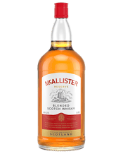  Mcallister Blended Scotch<br>Whisky 1.5l  1.5L The aroma is a blend of spicy and sweet with hints of green apples, vanilla, honey and oranges. The whisky is easy to drink with a flavour of sweet oranges with a touch of spice. It has a lingering spicy finish.<br />Produced by or on behalf of Pinnacle Drinks, part of Endeavour Group Limited.