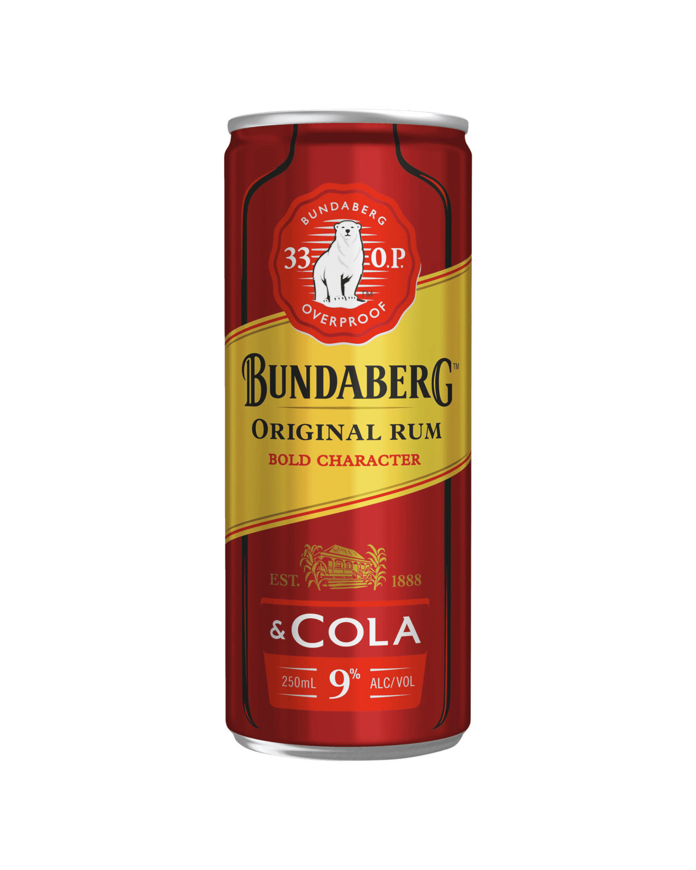 Buy Bundaberg 33 Op Rum & Cola Cans 250ml Online (Lowest Price