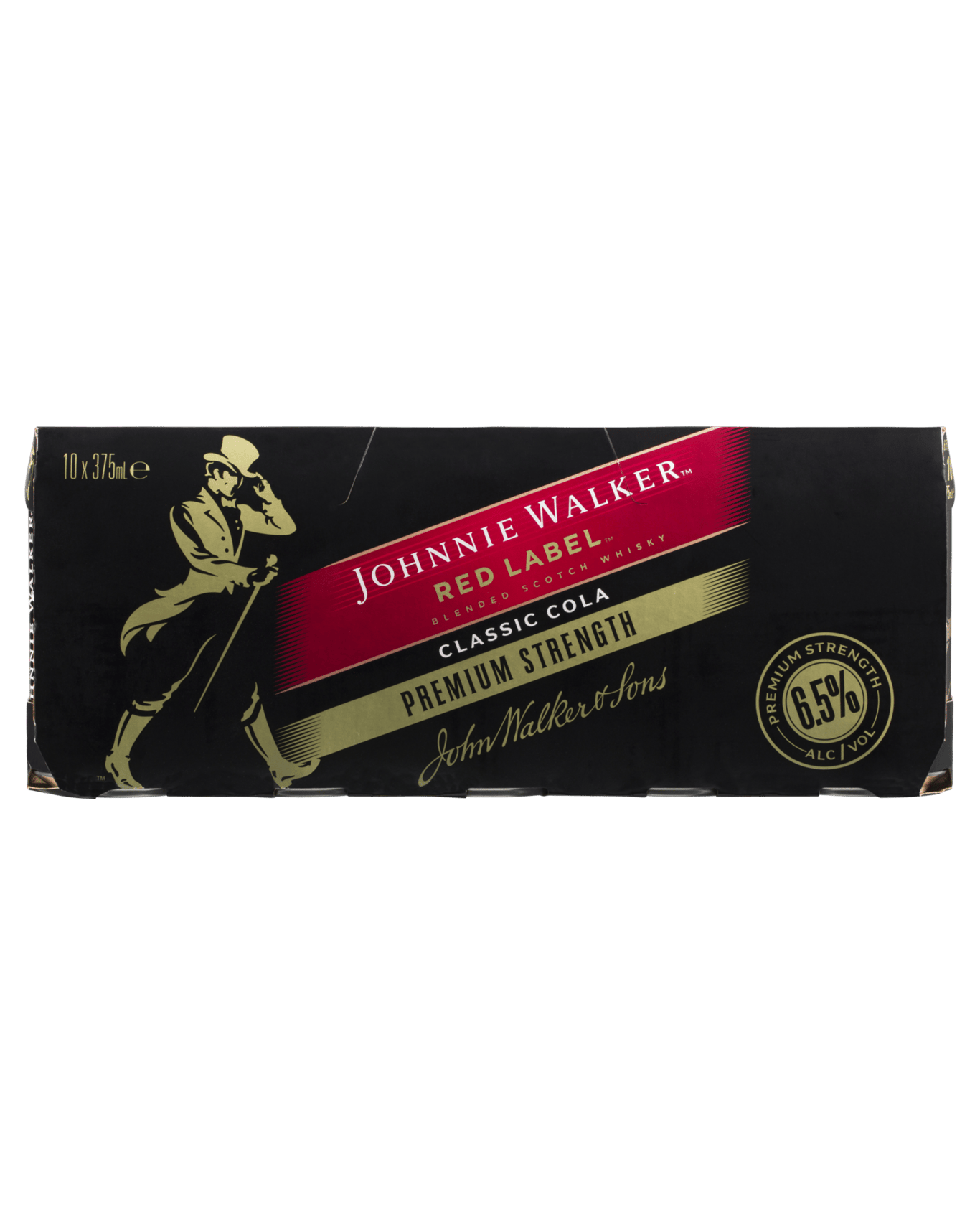 Buy Johnnie Walker Red Label Scotch & Cola Premium Strength Cans 10 