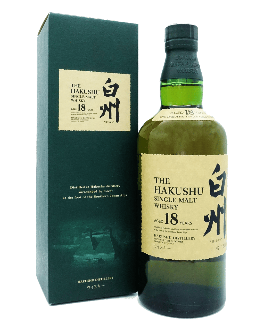 Suntory Whisky The Hakushu Single Malt Whisky Aged 18 Years 700ml