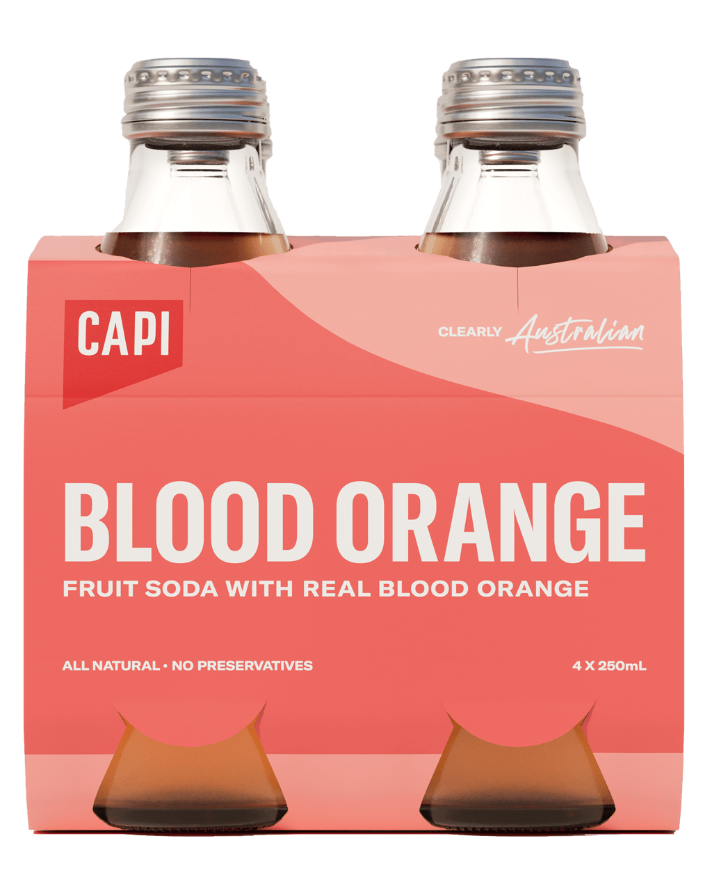 Sicilian Blood Orange Soda - 4 pack (330ml cans)