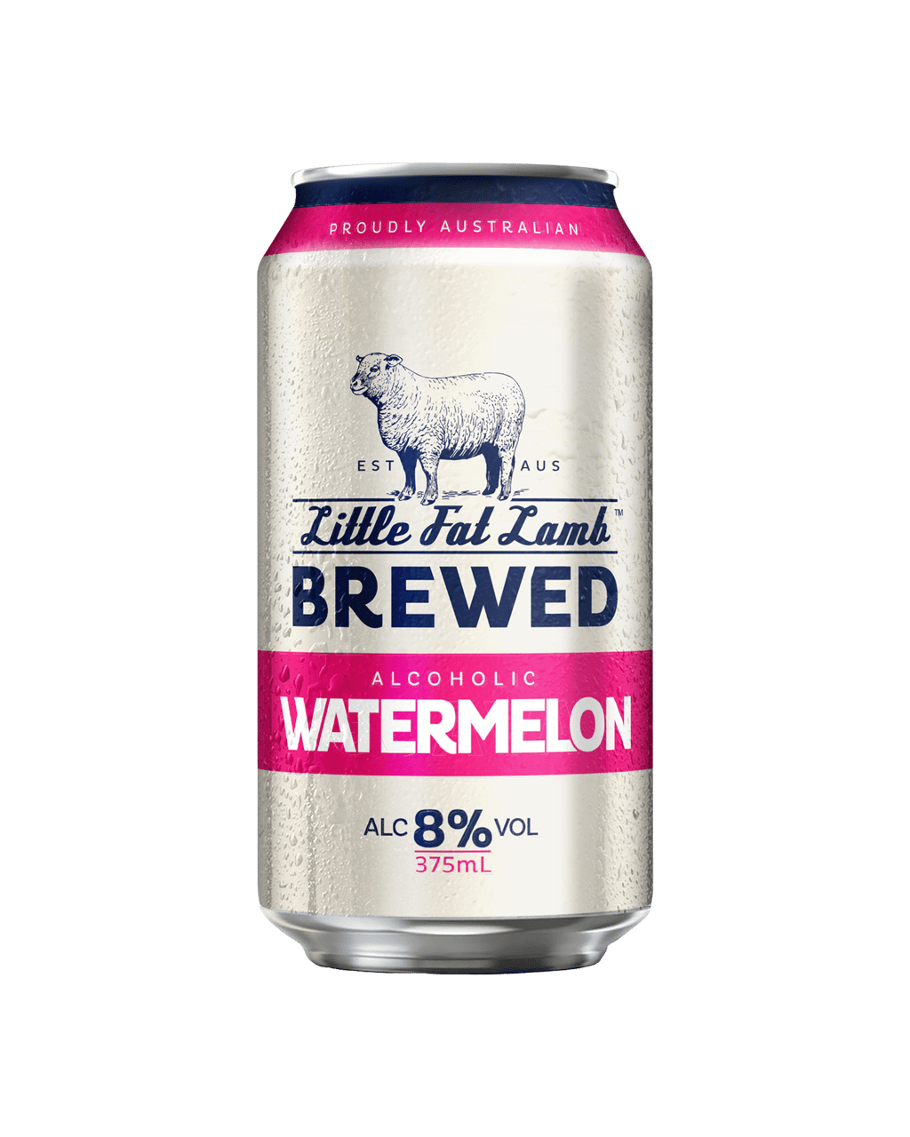 Little Fat Lamb Brewed Watermelon Cans 10 Pack 375mL - Boozy