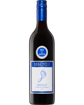  Barefoot Merlot  750mL Relax with a glass of Barefoot Merlot and enjoy a lush wine with distinct blackberry and raspberry flavours. Enhanced with subtle mocha oak and finished with a fine tannin, this wine goes with just about anything - from meat, pasta or even dessert!