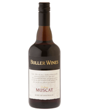  Buller Victoria Muscat  750mL Buller Victoria Muscat has luscious flavours of rich raisin fruits, finishing lush and sweet. Try it with plum pudding.