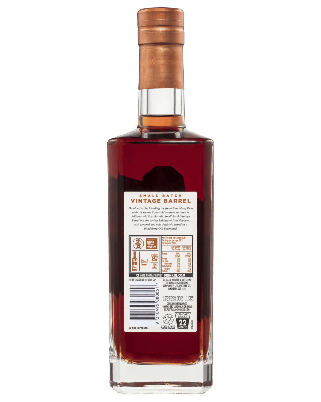 Buy Bundaberg Master Distillers' Collection Small Batch Vintage Barrel ...