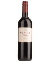  Yering Station Cabernet<br>Sauvignon 2015  750ML 2015 was an exceptional year A classic Yarra Valley growing season a wet spring followed by moderate daily temperatures and cool nights Perfectly balanced vines allowed the grapes to ripen in optimal conditions In these reserve years the pristine fruit flavours combined with intensity and power give the wine balance and longevity.