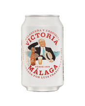  Victoria Malaga Malaga Lager<br>Cans 330ml  330ML <br />A golden, bright beer with abundant fine bubbles. This is a balanced and very refreshing beer thanks to its mild bitterness and the dense aromas of toasted cereals stand out.