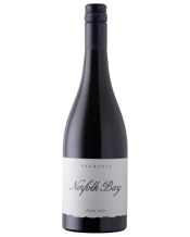  Norfolk Bay Pinot Noir  750ML Named Norfolk Bay in 1978, after the vessel on which Mathew Flinders sailed during his circumnavigation of Tasmania. The large inlet located on the Tasman Peninsula enjoys a temperate marine environment ideally suited for producing exceptional cool climat