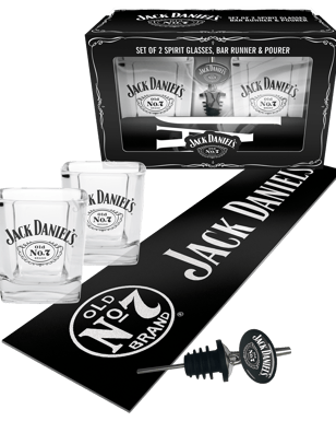 Buy Jack Daniel's Glass & Bar Mat Gift Pack Online (Lowest Price ...