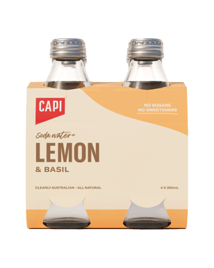 Capi Lemon Basil Soda 250ml Unbeatable Prices Buy Online