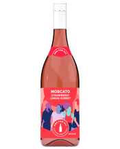  One For All Strawberry Lemon<br>Sorbet Moscato  750ML Strawberry Lemon Sorbet Moscato.<br />Sweet and tangy, fresh strawberry flavour with a burst of lemon. Similar to lightly spritzed strawberry lemonade.