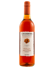  Chambers Rutherglen<br>Muscadelle  750mL Chambers Rutherglen Muscadelle is a fortified wine with flavours of caramel, cold tea and dried fruit and has a viscous consistency. Ideal as an after-dinner drink.