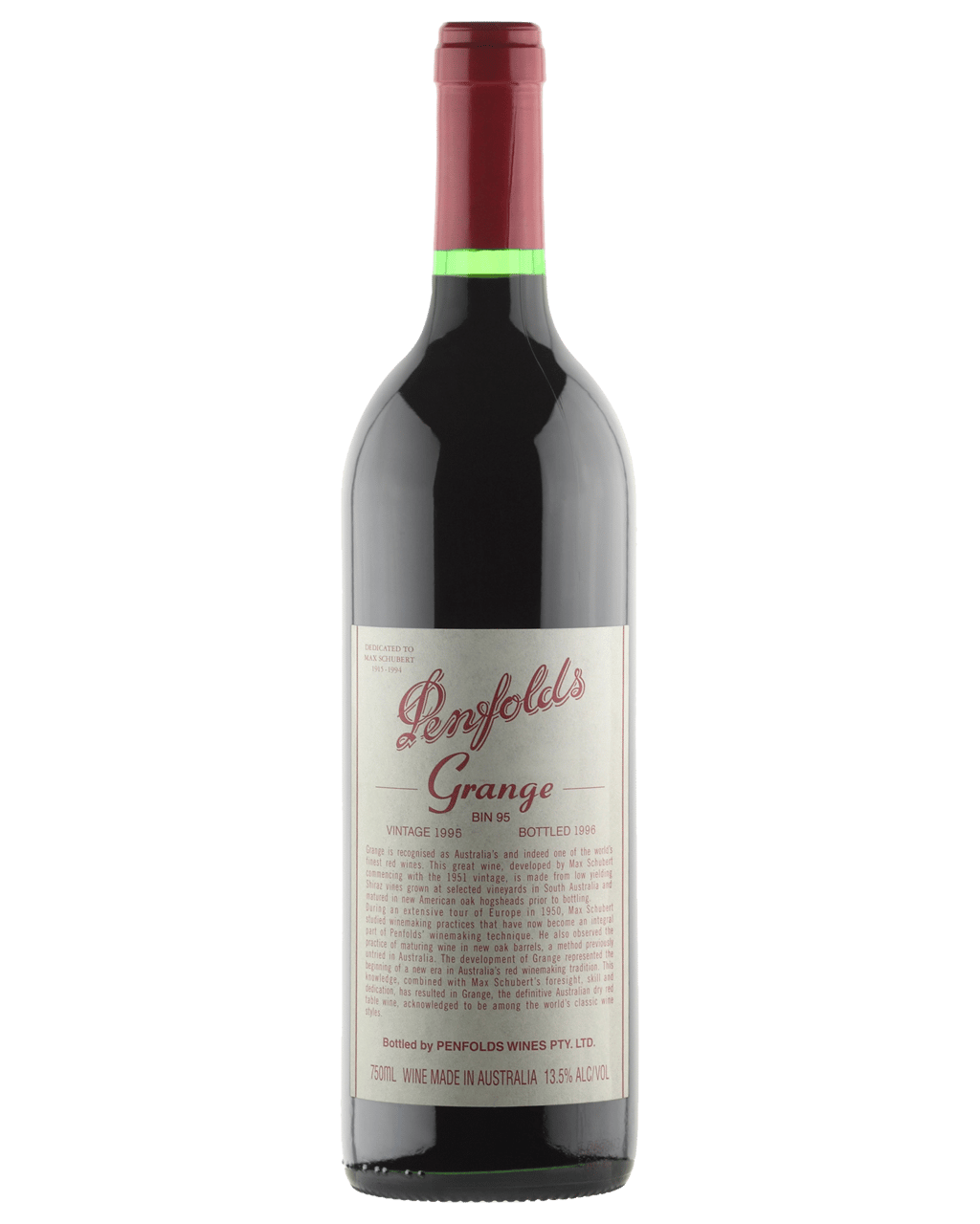 未開栓】Penfolds Bin 95 Grange ペンフォールズ BIN 95 グランジ 2010