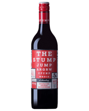  D'arenberg The Stump Jump<br>Grenache Mourvedre... 750mL d'Arenberg are quintessential McLaren Vale and the produce wines that reflect their regionality perfectly. Even down to their affordable value for money wines like this Stump Jump GSM blend. A flavoursome, easy drinking style, ripe and juicy with lovely soft tannins and a savoury, earthy touch.