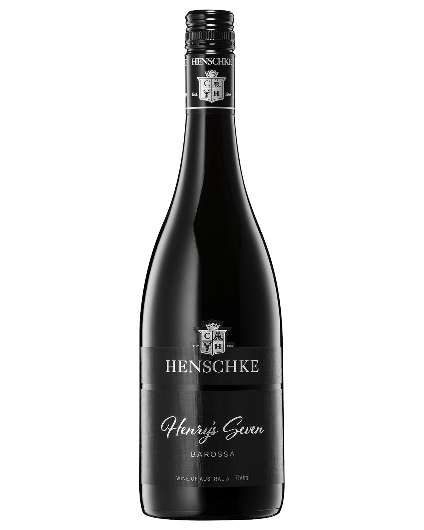 A bottle of Henschke Henry's Seven red blend 