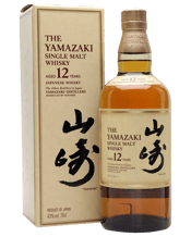  Suntory Yamazaki 12 Years<br>Old Single Malt... 700ML Known as “the pioneer of Japanese whisky” Yamazaki is Japan’s first and oldest distillery. Established in 1923 on the periphery of Kyoto, in a unique, misty region water and mountains offer diversity in nature and temperature, where conditions are ideal for ageing whisky lies the birthplace of Japanese whisky and Suntory’s flagship single malt, Yamazaki. Yamazaki 12-Year-Old offers a characteristically refined Japanese taste, distinguished by an aroma of ripened fruit and a sweet vanilla fragran