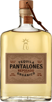 Pantalones Tequila Reposado<br>Organico 750ml 750ML Our 100% Organic Agave Reposado Tequila isn’t just aged longer than most other tequilas, it's "relaxed" in American Oak Whisky Barrels and after 9 months a smooth sipper of a reposado tequila is born. Complete with notes of cooked agave, decadent vanilla, and a hospitable hint of oak.