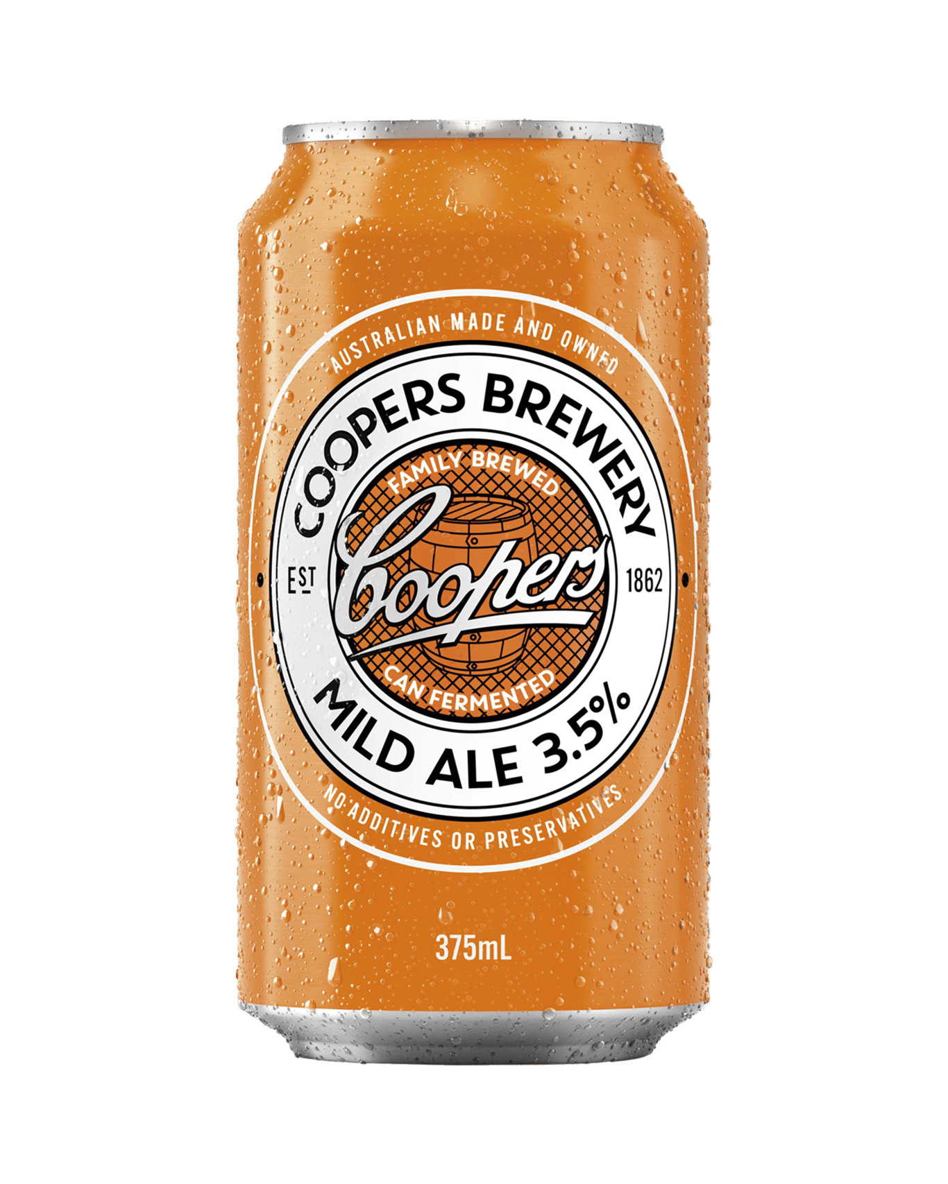 The Coopers Mild Ale comes in at 3.5%