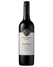  Nugan Estate Shiraz  750ML The Nugan family is dedicated to showcasing the best vareitals from our finest growing regions. This McLaren Vale Shiraz is no exception, it is rich and full bodied, bursting with juicy plums, chocolate and a hint of black pepper. Enjoy with roast beef or kangaroo.&nbsp;