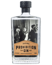  Prohibition Liquor Co.<br>Original Gin 500ml... 500ML Prohibition Gin is the culmination of a vision to recreate the genuine spirit of clandestine heritage, with contemporary craftsmanship and top-notch botanical ingredients. Our unique flavour story starts with wormwood, a banned substance in prohibition era, better known for creating absinthe. This with a tinge of blood… Blood orange and ruby red grapefruit delivers a fresh citrus edge, taking juniper, coriander and ginger root on a journey away from the standard. We bring in an Australian native