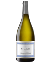  Chartron Et Trébuchet<br>Chablis 1.5l  1.5L 100% Chardonnay. Located in northern Burgundy near Auxerre, the Chablis vineyards are situated alongside a small river aptly named the Serein, which translates as "Serene".Vibrant on the palate, it sings with fruit purity and tight minerality, making it an excellent pairing with natural oysters or goat’s cheese. This magnum comes in a wooden box, making it an ideal gifting option or a dinner party centre piece.