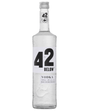  42 Below Vodka Pure 700ml  700ML 42 BELOW vodka offers a smooth vodka taste with a touch of sweetness and a rich flavour without heat. 42BELOW is uniquely flavoured vodka with the freshness of New Zealand spring water and a lingering finish. Best enjoyed straight, with a mixer, or in variety of fruity cocktails.